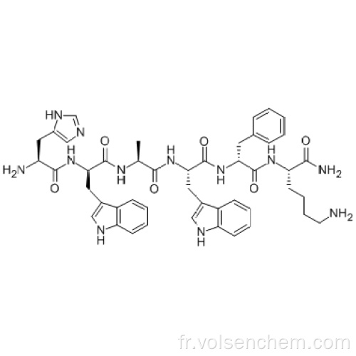 Acétate de GHRP-6, Hormone de croissance libérant de l&#39;hexapeptide 87616-84-0